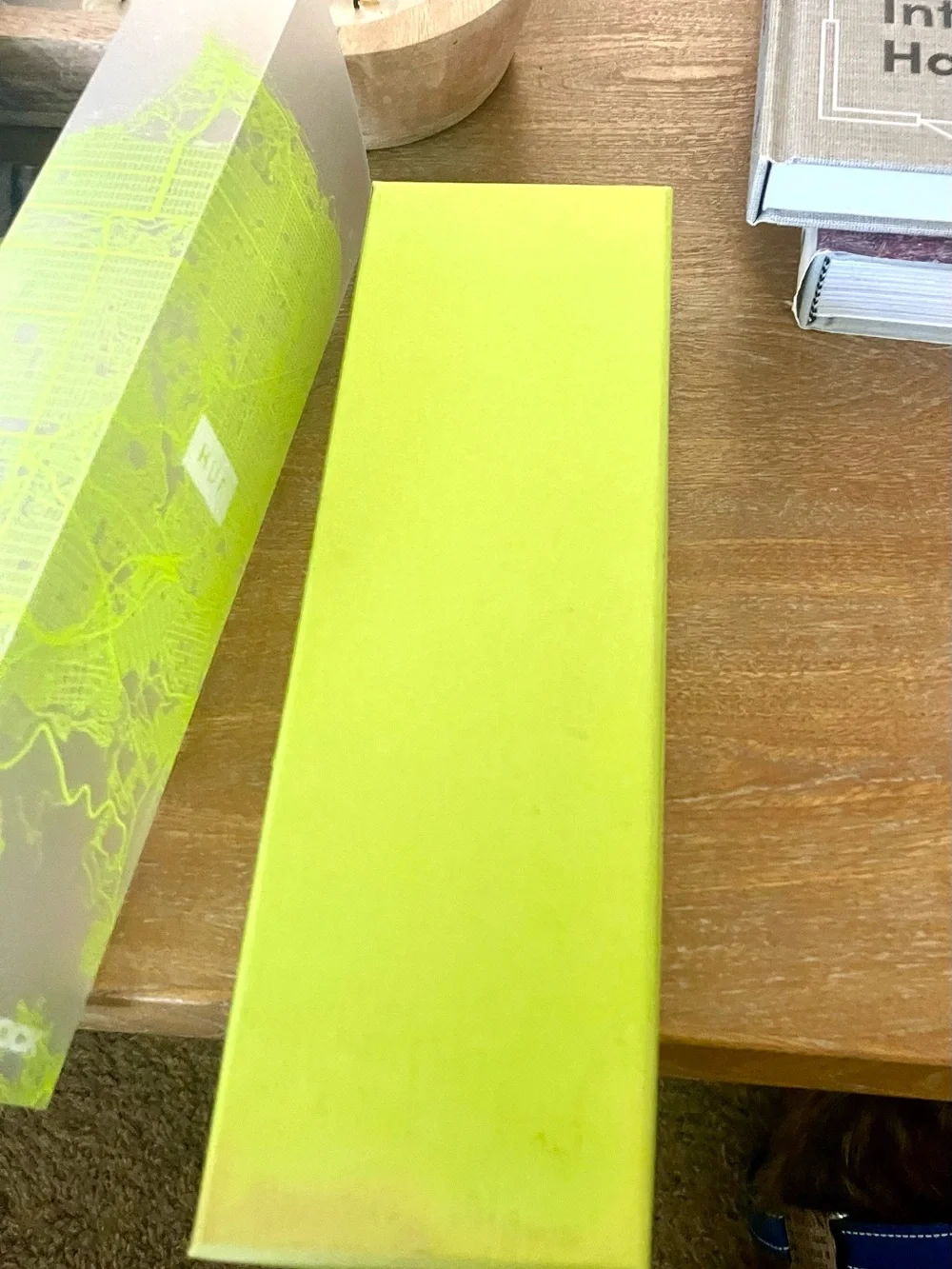 G-Shock Lime Green huf limited edition watch in case